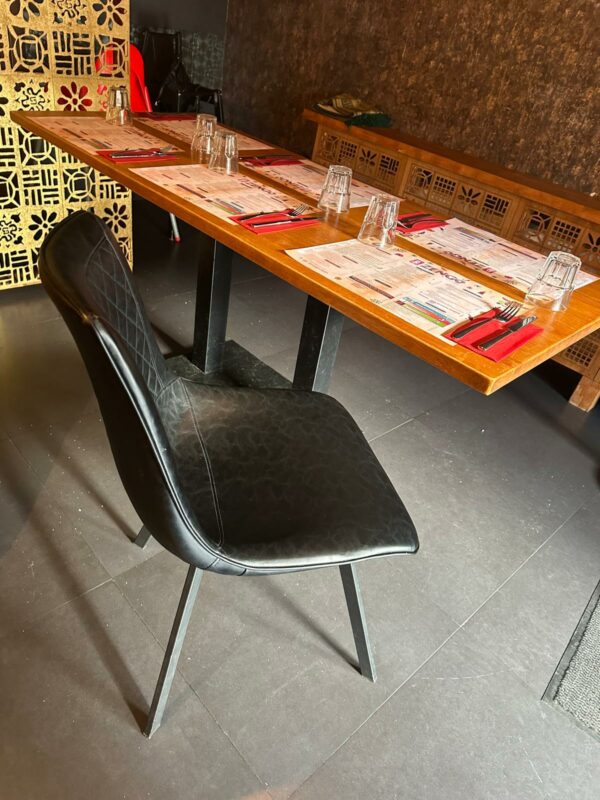Jolie chaise noir – Image 2