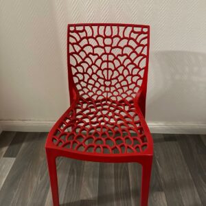 Chaise de qualité pro rouge