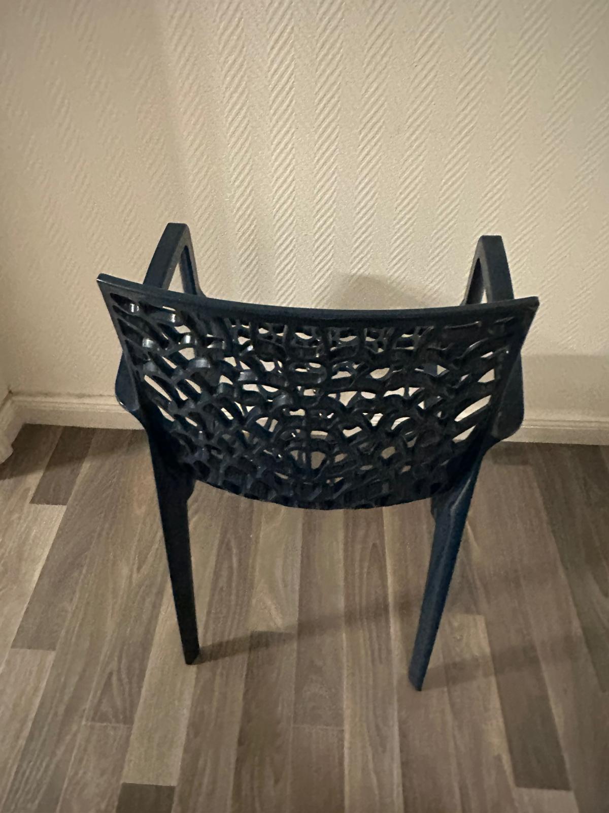 Chaise de qualité pro avec accoudoir noir (2coloris) – Image 3