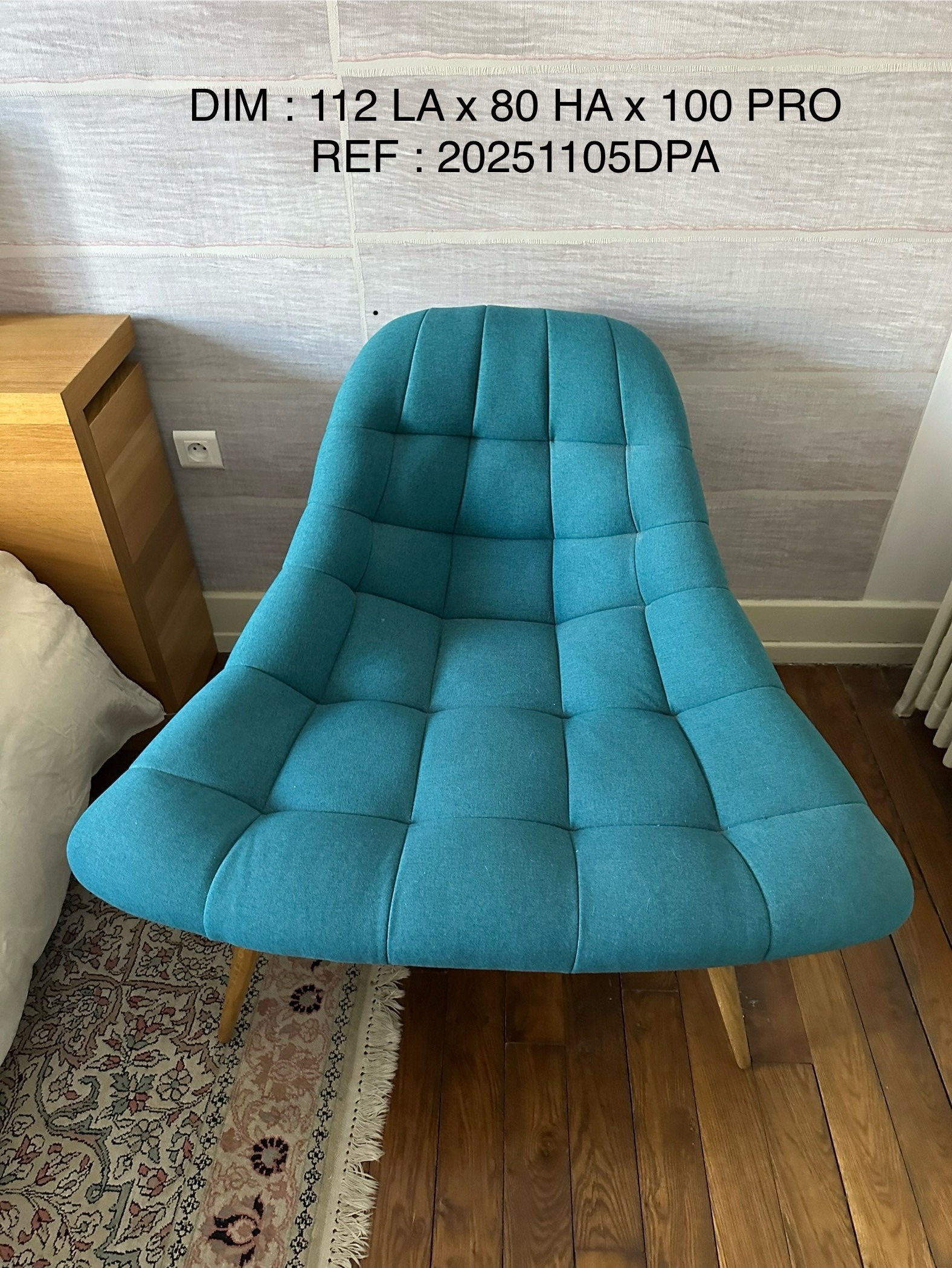 Fauteuil design scandinave