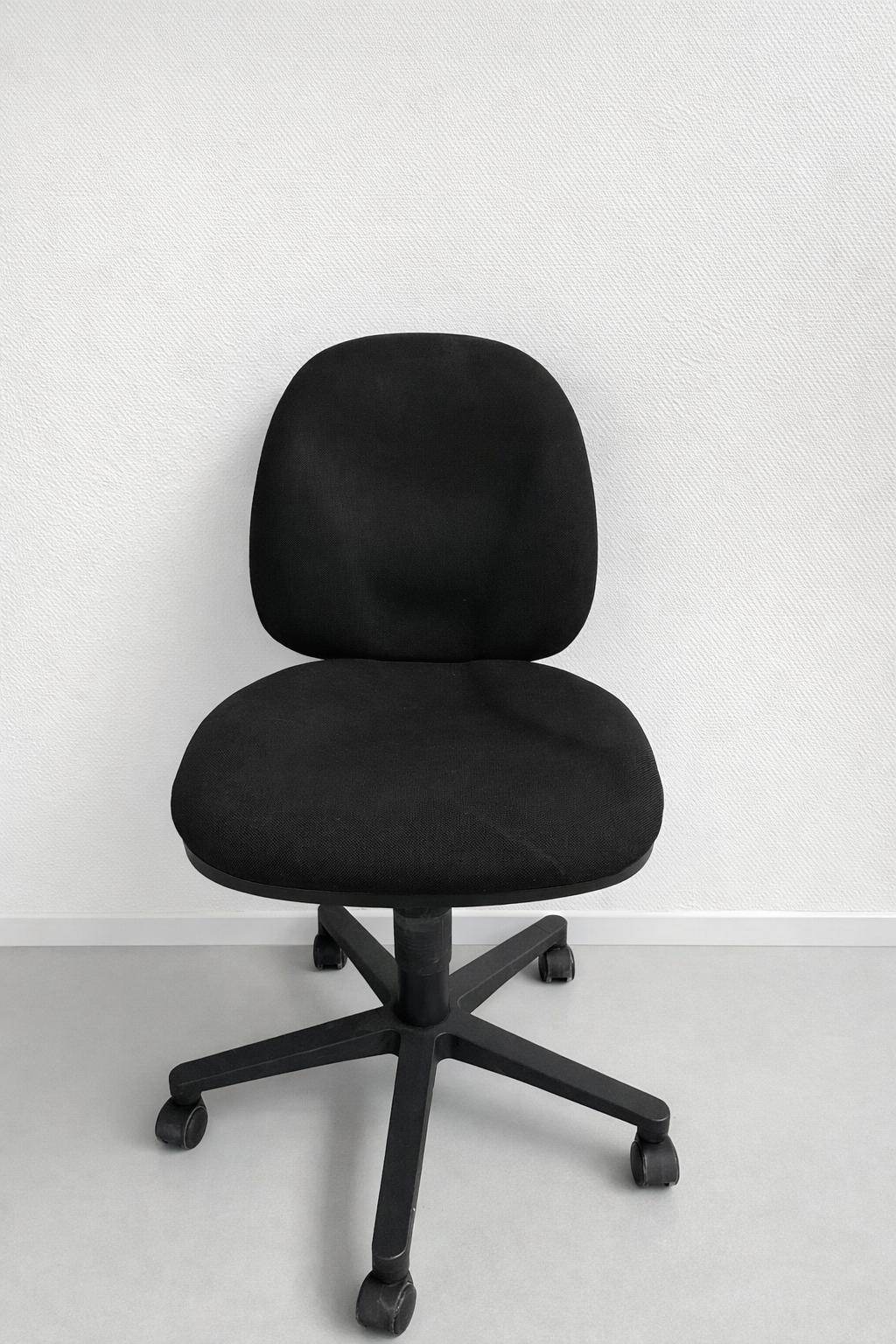 Chaise de bureau réglable noir