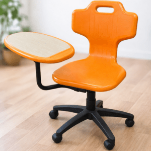 Chaise avec tablette amovible