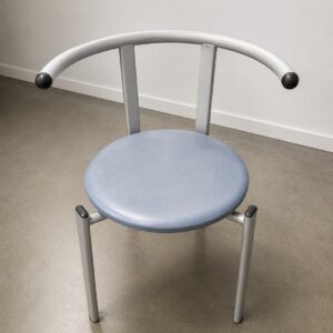 Chaise avec accoudoir BLEU/ORANGE