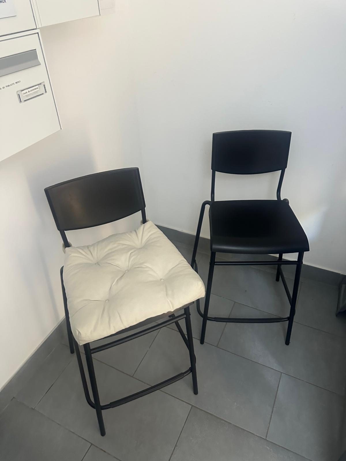Lot de 4 chaises hautes