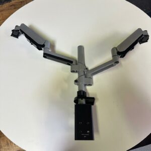 Bras articulé double pour écrans PC