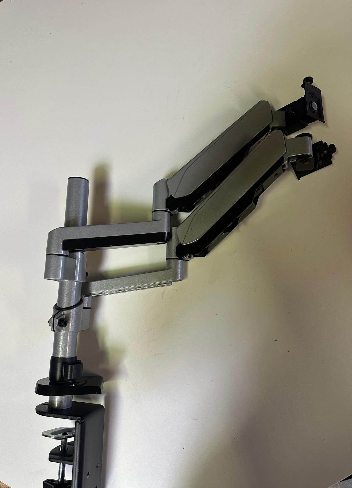 Bras articulé double pour écrans PC – Image 2