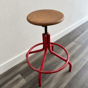 Tabouret industriel vintage réglable (GROS STOCK)
