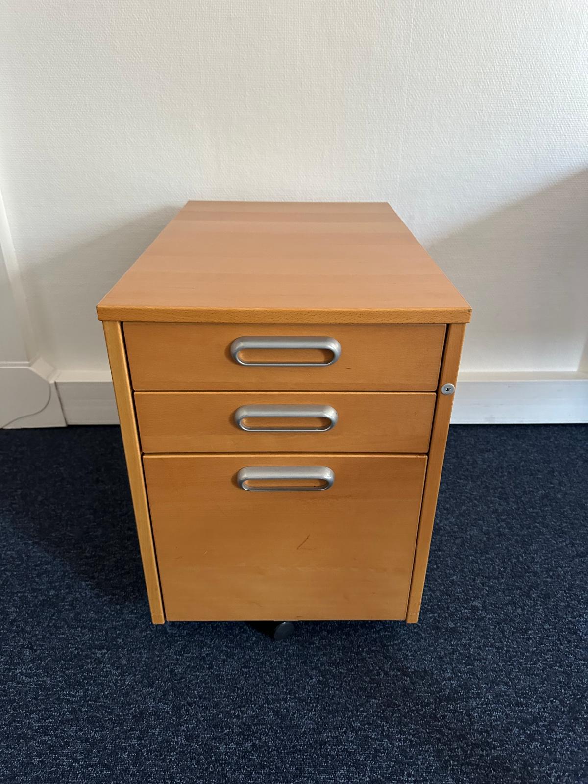 Caisson de bureau à roulettes